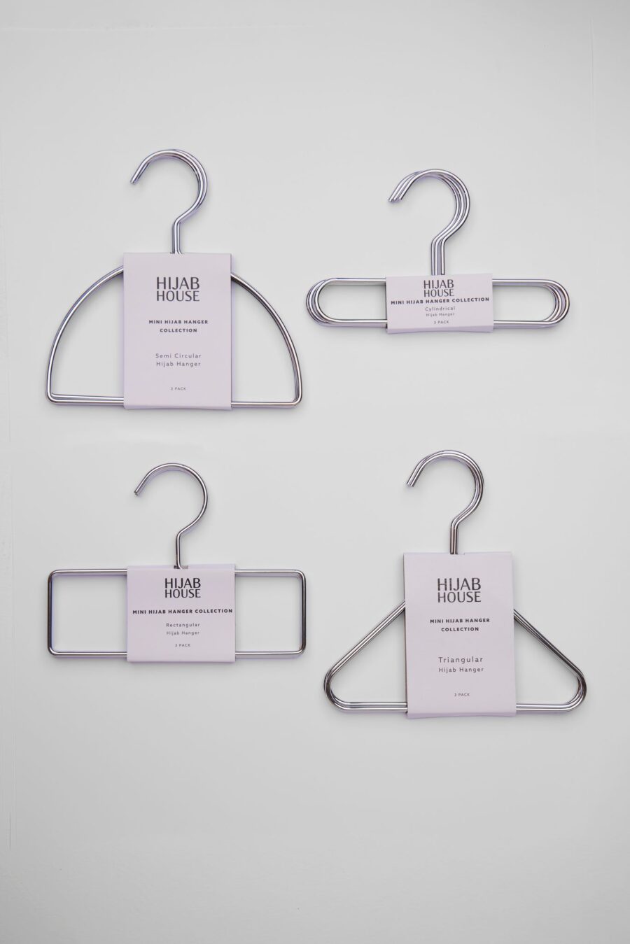 Silver Semi Circular hijab hanger - Image 5