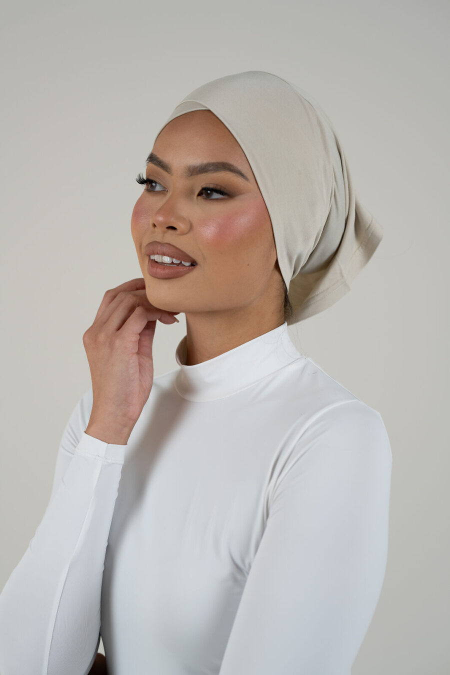 Neutral Criss Cross Cap