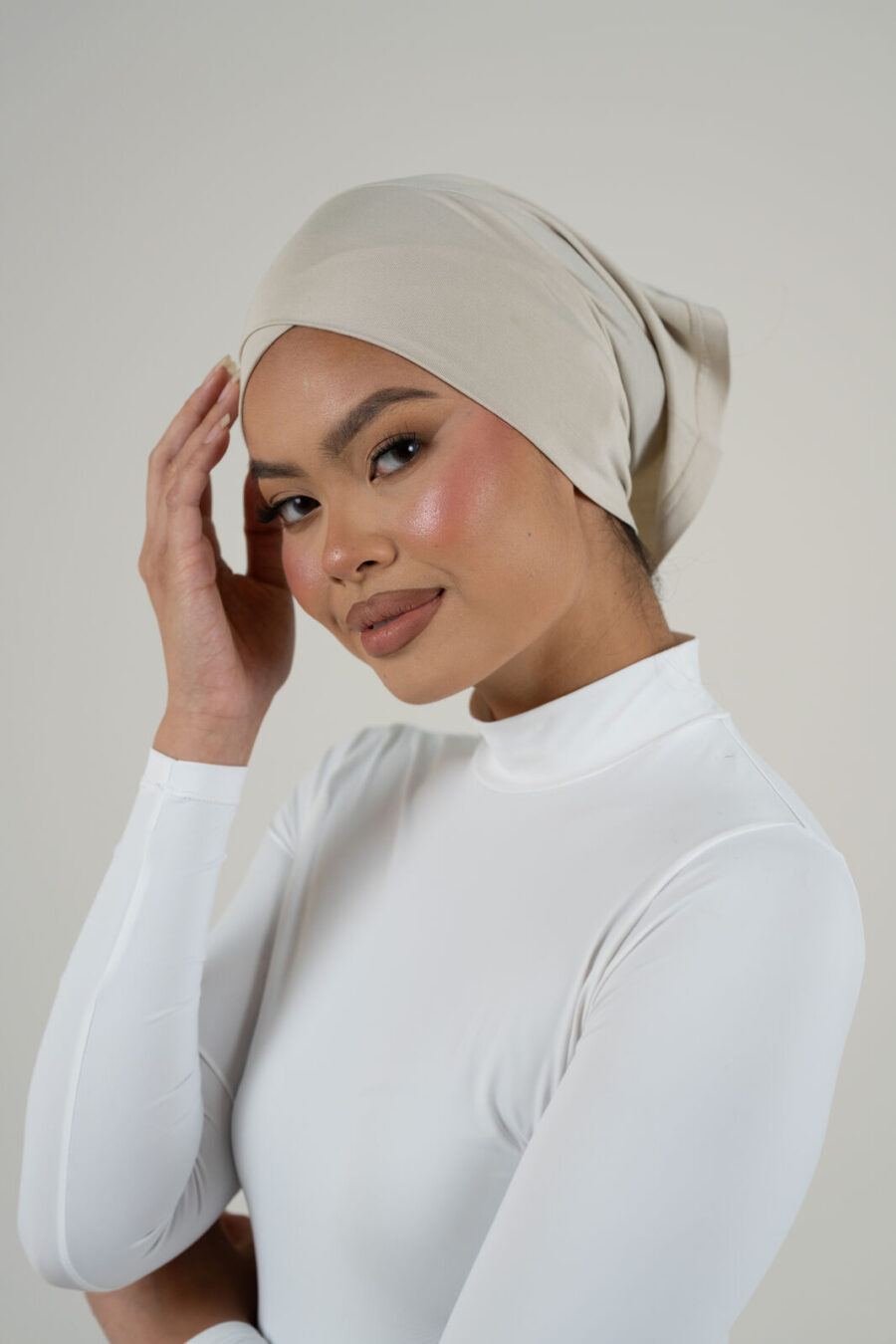 Neutral Criss Cross Cap - Image 3