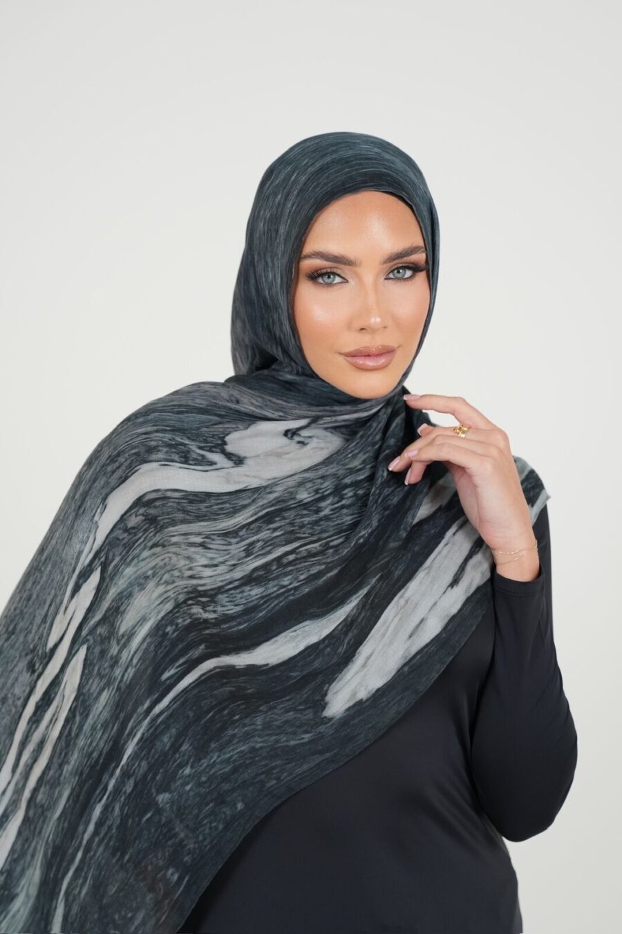 Terrablu Printed Modal Hijab - Image 2